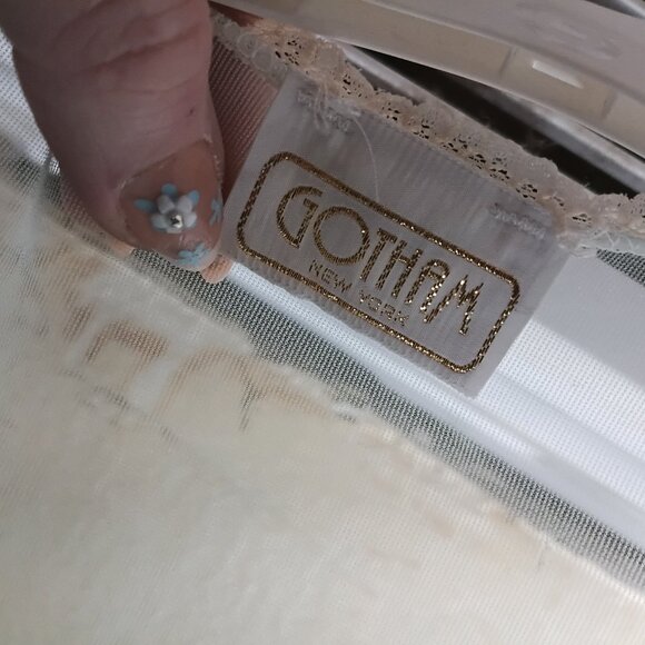 50s/60s GOTHAM NEW YORK VINTAGE SET NIGHTIE PEIGNOIR EXCELLENT PASTEL COQETTE - Picture 10 of 10